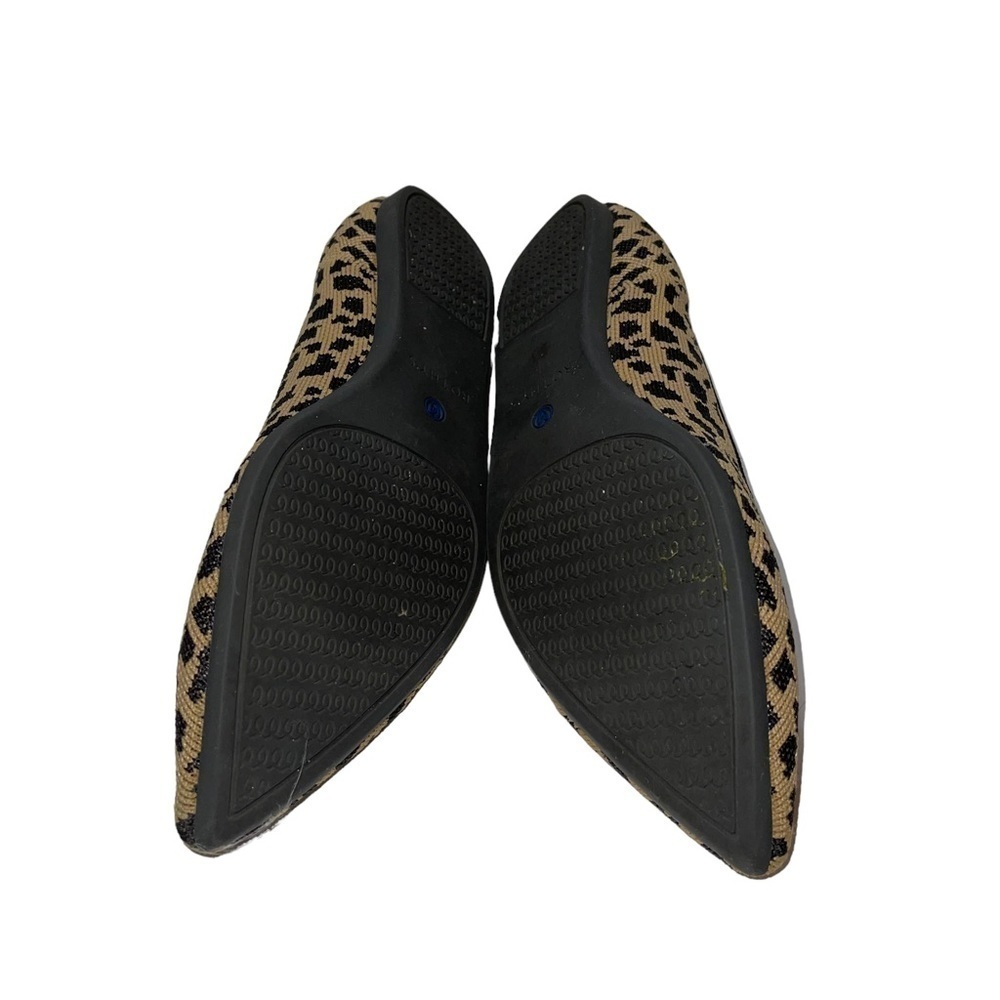 Rothy's The Point Leopard Flats Woman Shoes Size 10 - Picture 7 of 11